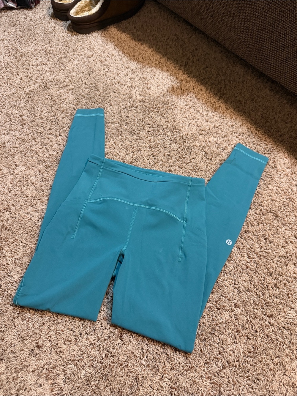 lululemon Teal Athletic Leggings